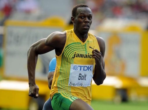 Usain Bolt He is a icon of the world sport. Usain Bolt, made in Jamaica.