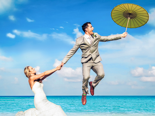 Float away on your wedding day