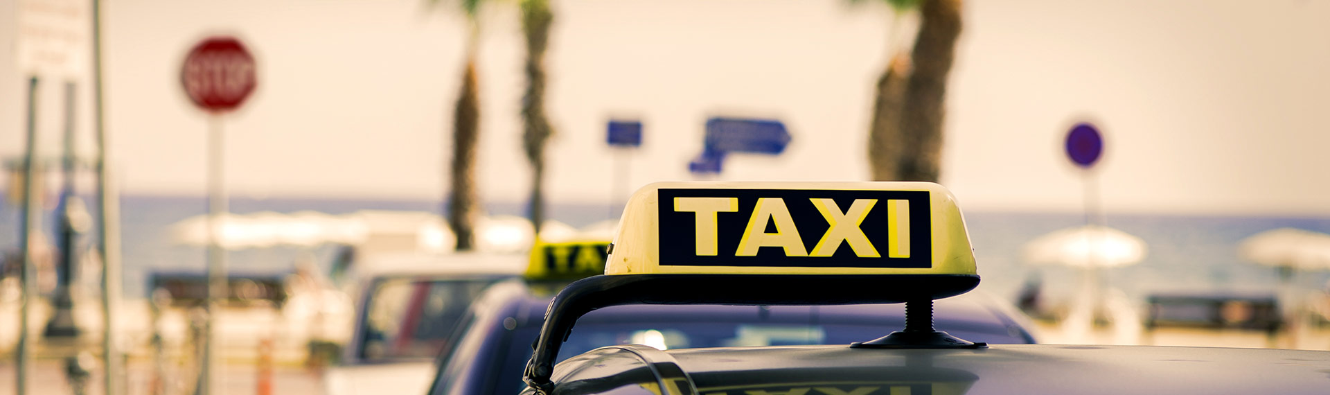 Taxi in the beautiful Cancun