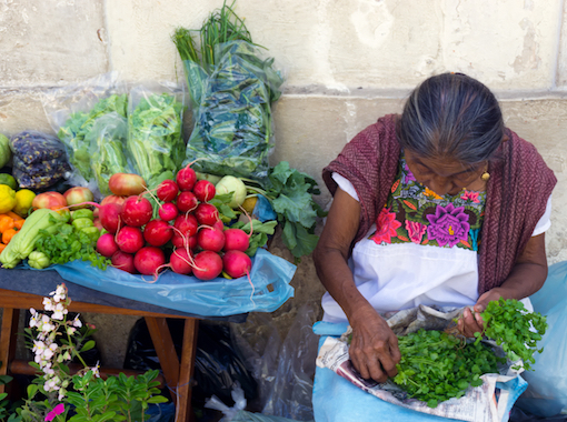 Visit the vegetable place and meet the beautiful people of Valladolid Mexico